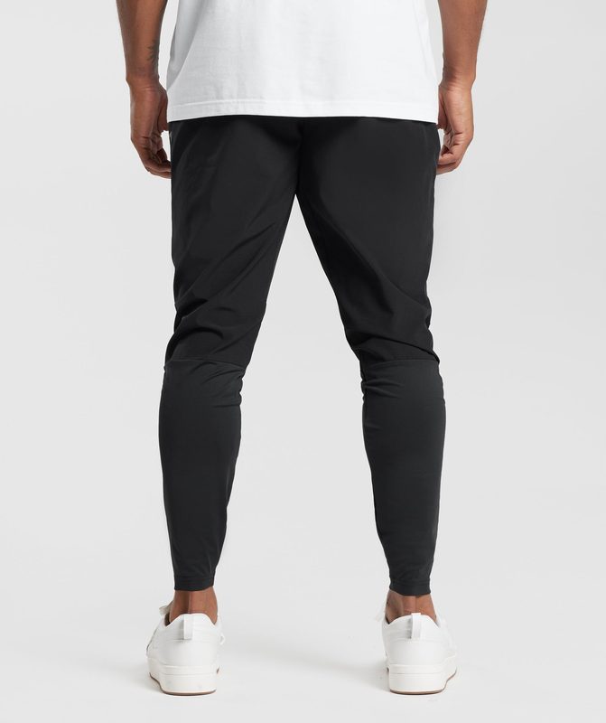 Gymshark Sport Run Pants Broek Zwart | 41ZTXIMQE