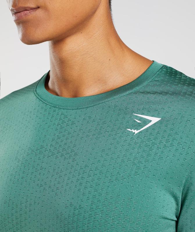 Gymshark Sport Seamless Long Sleeve T-Shirt Long Sleeve Top Groen | 68EYPUKVX