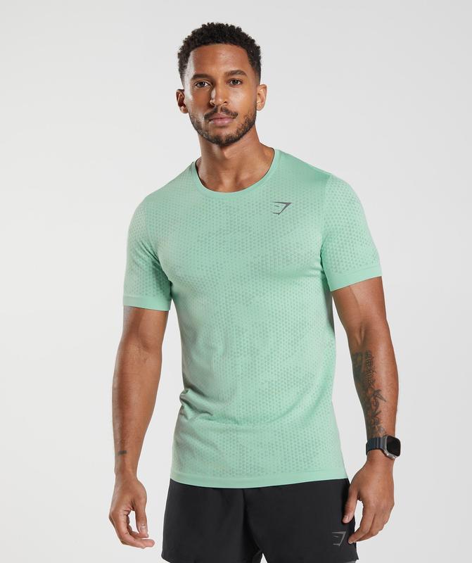 Gymshark Sport Seamless T-Shirt T-Shirts Groen | 89UZYPEQS