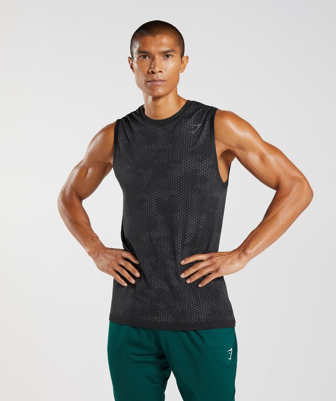 Gymshark Sport Seamless Tank Tanktop Grijs | 17VKQTDMI