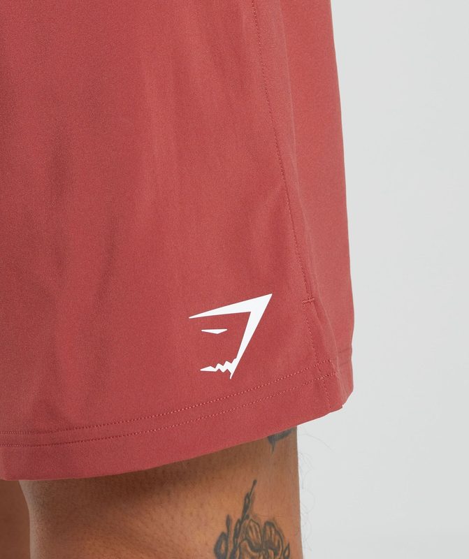 Gymshark Strike Shorts Korte Broek Rood | 78BQOSPCR