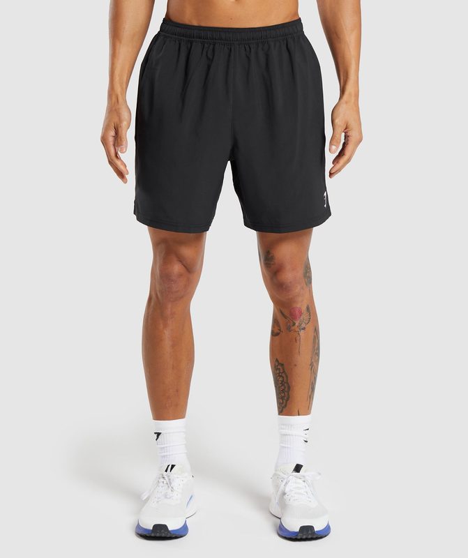 Gymshark Strike Shorts Korte Broek Zwart | 87WSJBOKU