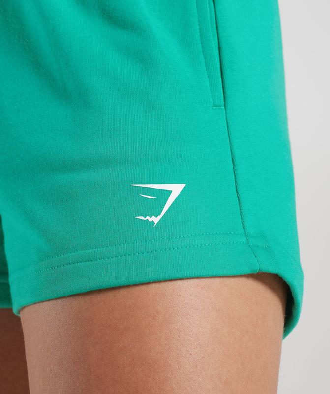 Gymshark Strong Peach Shorts Korte Broek Groen | 06MSIGQAO