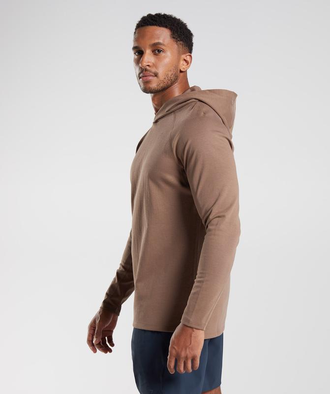 Gymshark Studio Hoodie Hoodies Bruin | 87VSMLRAT