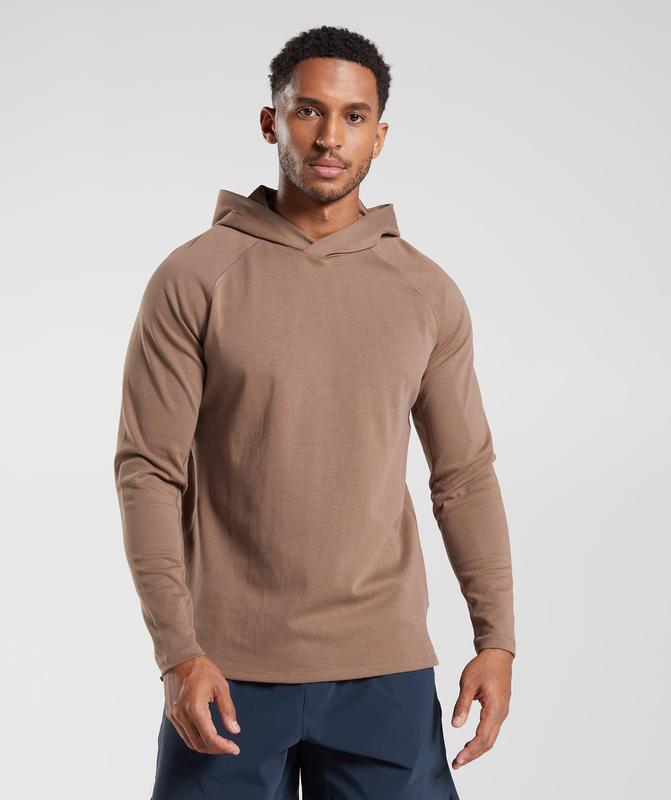 Gymshark Studio Hoodie Hoodies Bruin | 87VSMLRAT