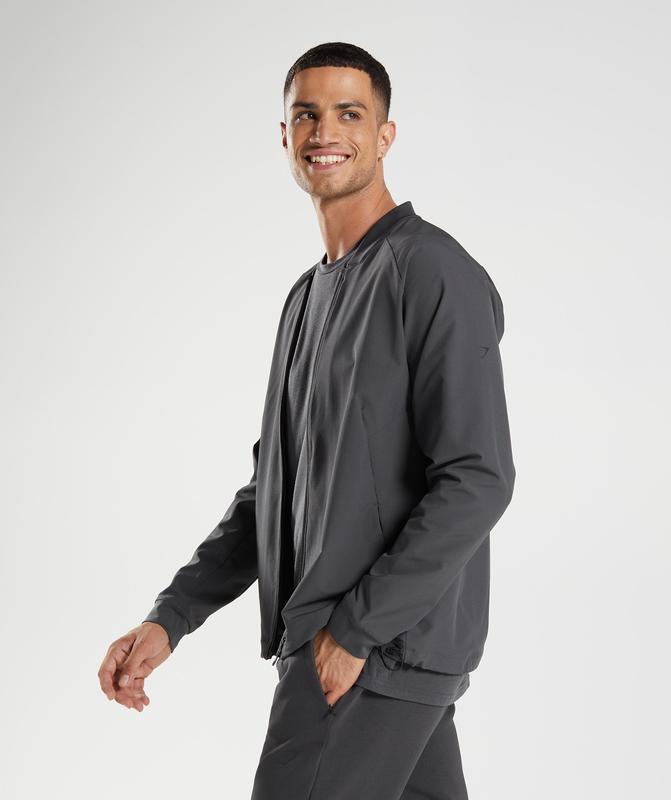 Gymshark Studio Jacket Jackets / Outerwear Grijs | 10YNPJMOL