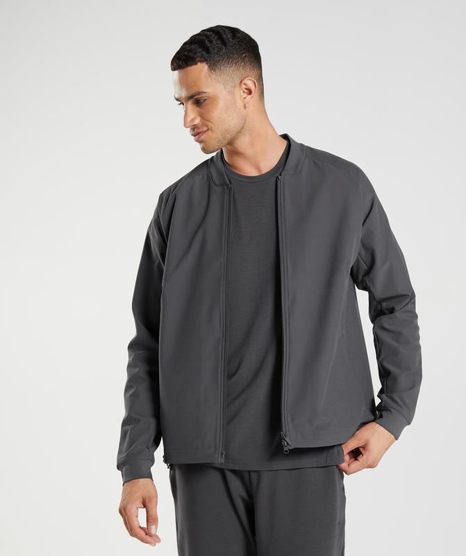 Gymshark Studio Jacket Jackets / Outerwear Grijs | 10YNPJMOL