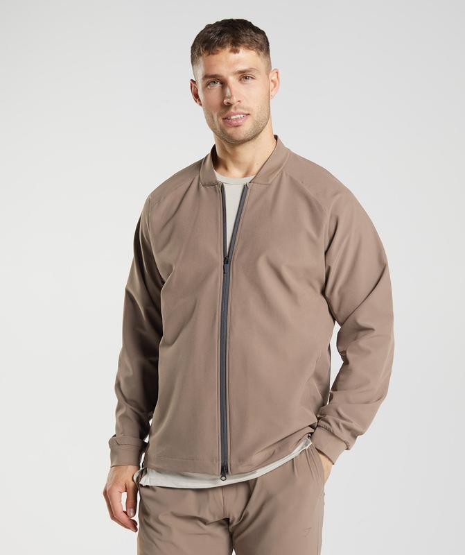 Gymshark Studio Jacket Jackets / Outerwear Bruin | 12ZSGNRCW