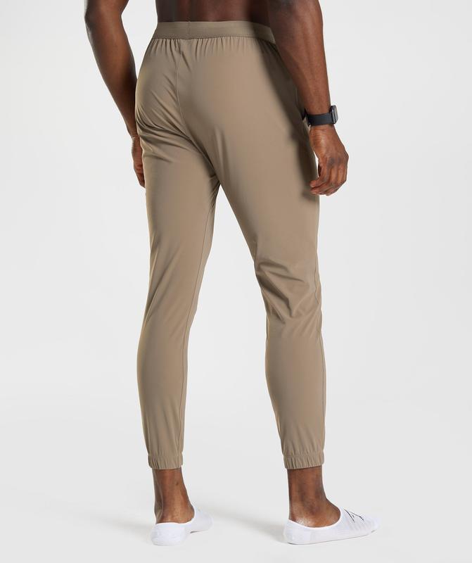 Gymshark Studio Joggers Broek Bruin | 58UVRBTEN