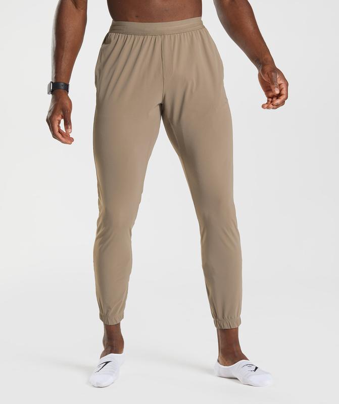 Gymshark Studio Joggers Broek Bruin | 58UVRBTEN