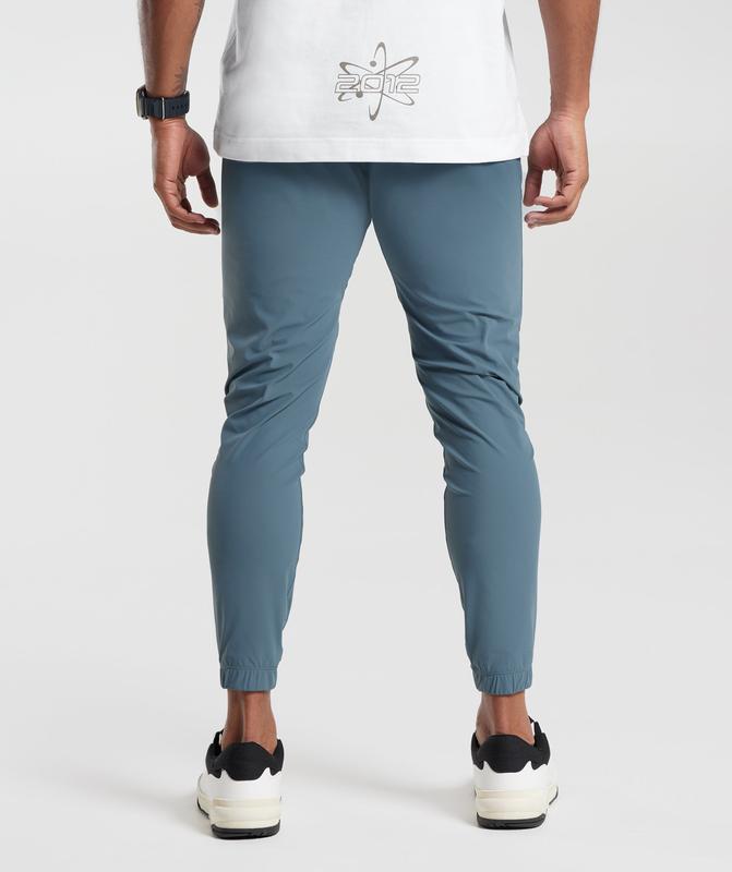 Gymshark Studio Joggers Broek Denim Teal | 90KGECRFB