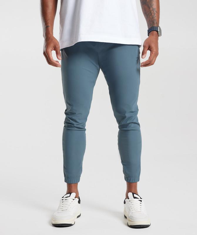 Gymshark Studio Joggers Broek Denim Teal | 90KGECRFB