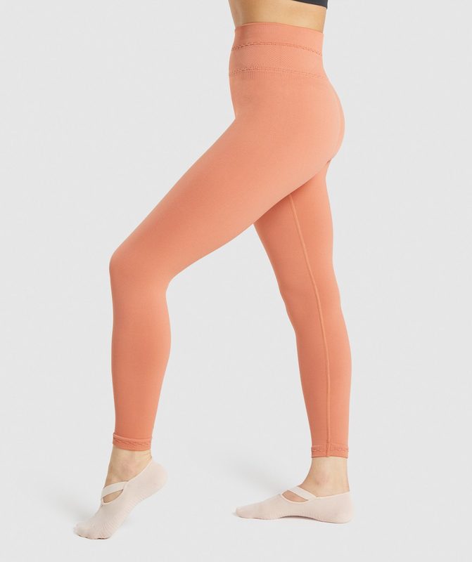 Gymshark Studio Leggings Leggings Oranje | 58YJNDZWG