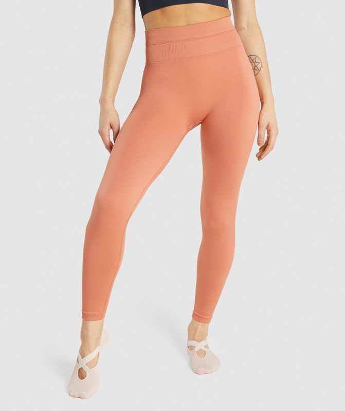 Gymshark Studio Leggings Leggings Oranje | 58YJNDZWG