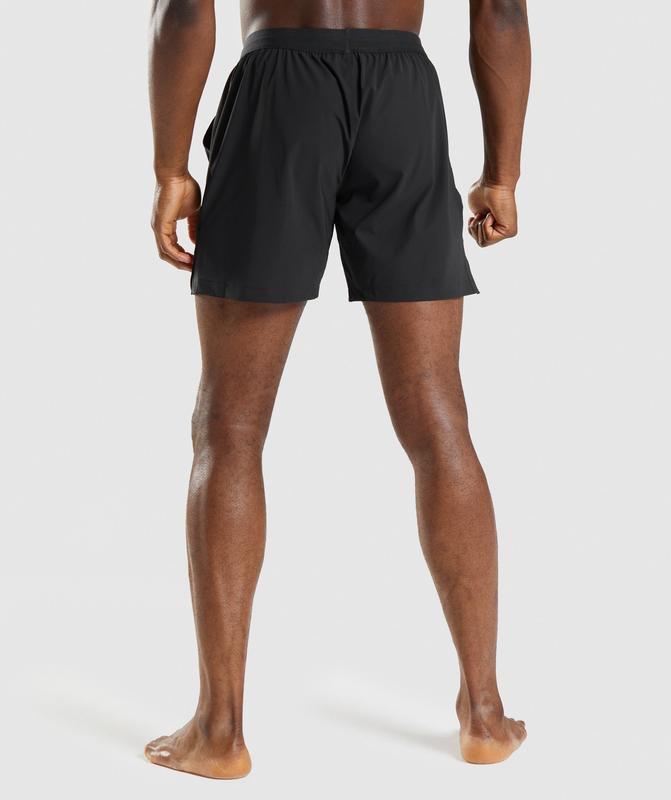 Gymshark Studio Shorts Korte Broek Zwart | 71SNAUCTJ