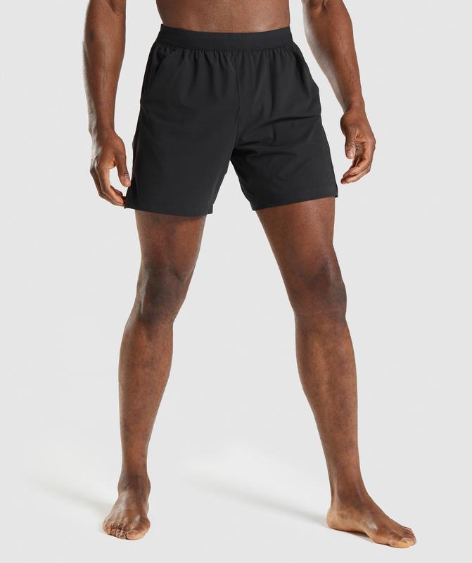 Gymshark Studio Shorts Korte Broek Zwart | 71SNAUCTJ