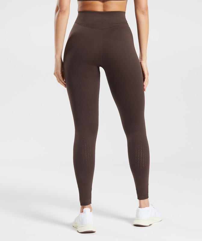 Gymshark Sweat Seamless Leggings Leggings Bruin | 36OYUSCAV