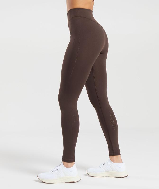 Gymshark Sweat Seamless Leggings Leggings Bruin | 36OYUSCAV