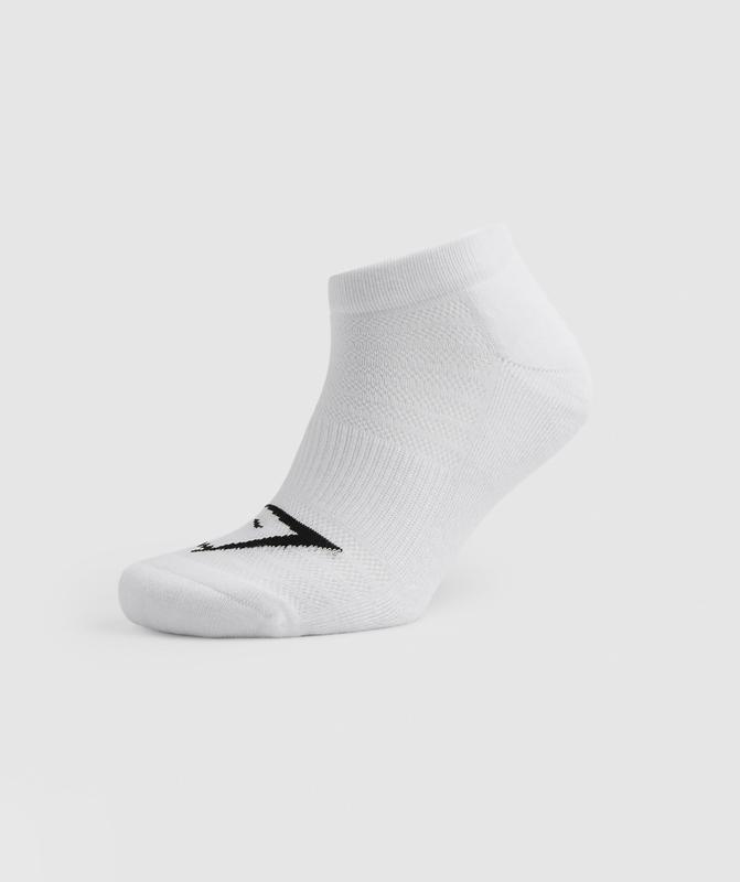 Gymshark Trainer Socks 3pk Sokken Grijs | 89HBTGYEI