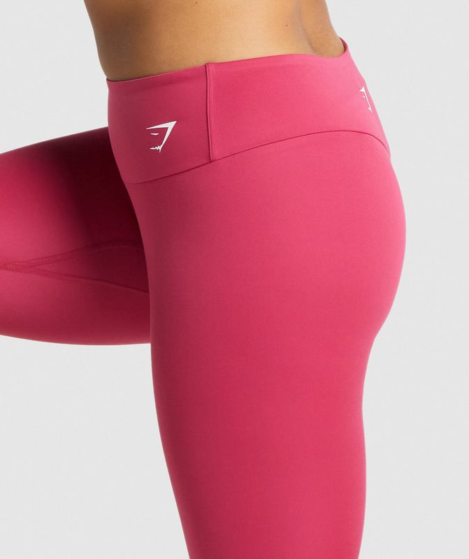 Gymshark Training Cropped Leggings Leggings Roze | 64PWXHMTV