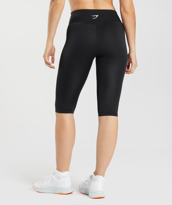 Gymshark Training Cropped Leggings Leggings Zwart | 95GCUETZL