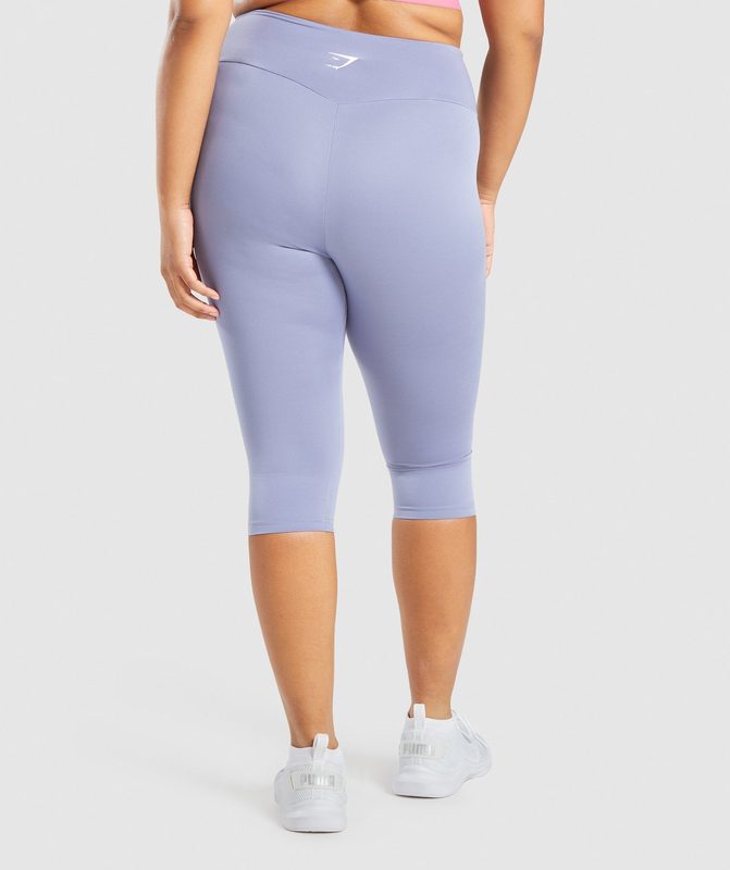 Gymshark Training Cropped Leggings Leggings Lichtblauw | 89QYXGNCH