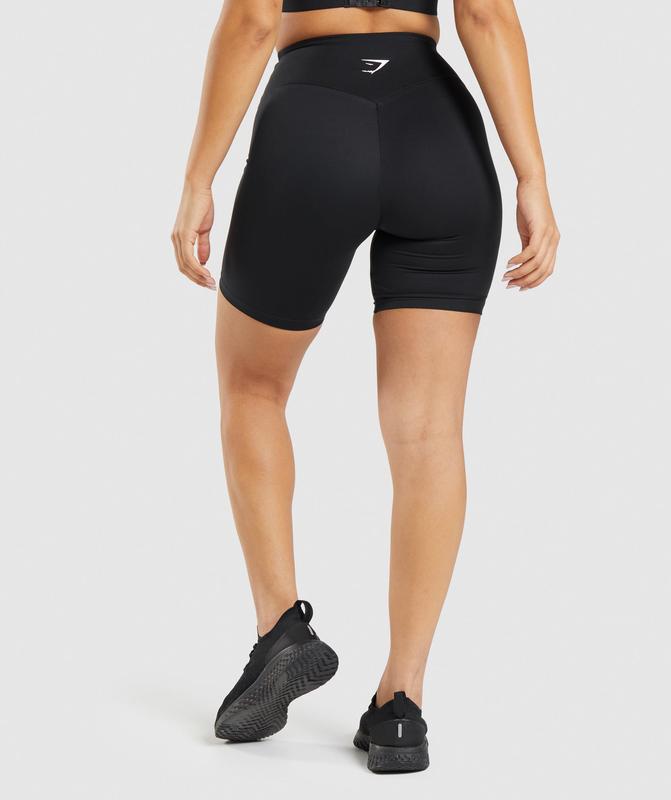 Gymshark Training Cycling Shorts Korte Broek Zwart | 61FLWVTYU