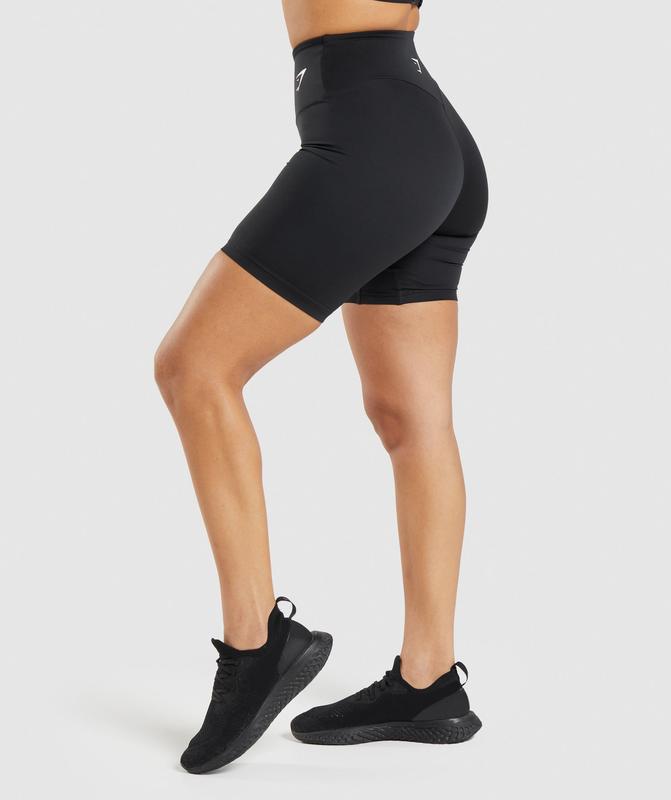 Gymshark Training Cycling Shorts Korte Broek Zwart | 61FLWVTYU