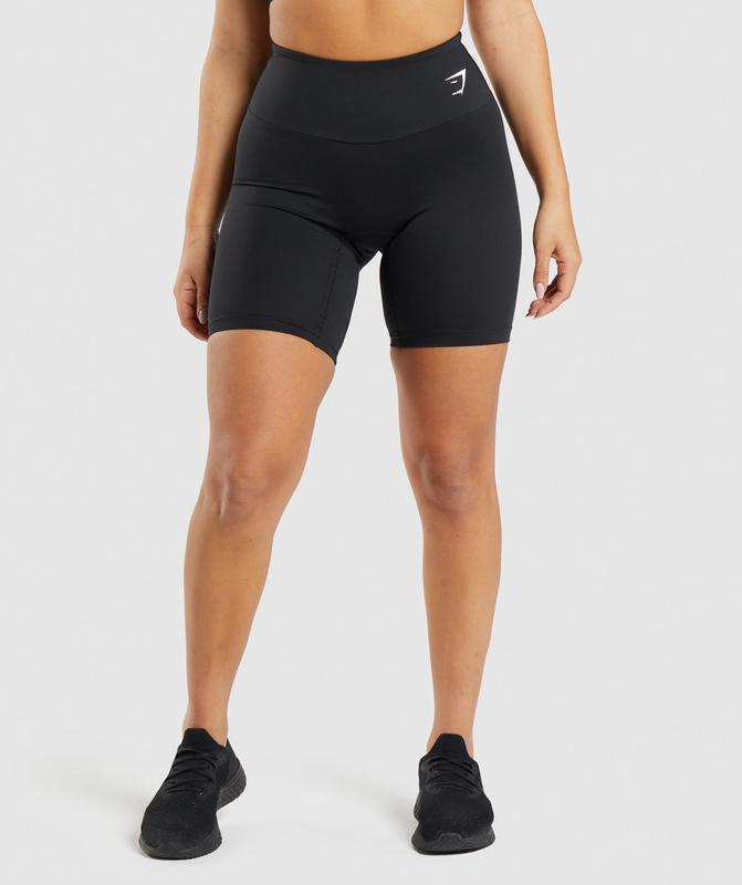 Gymshark Training Cycling Shorts Korte Broek Zwart | 61FLWVTYU