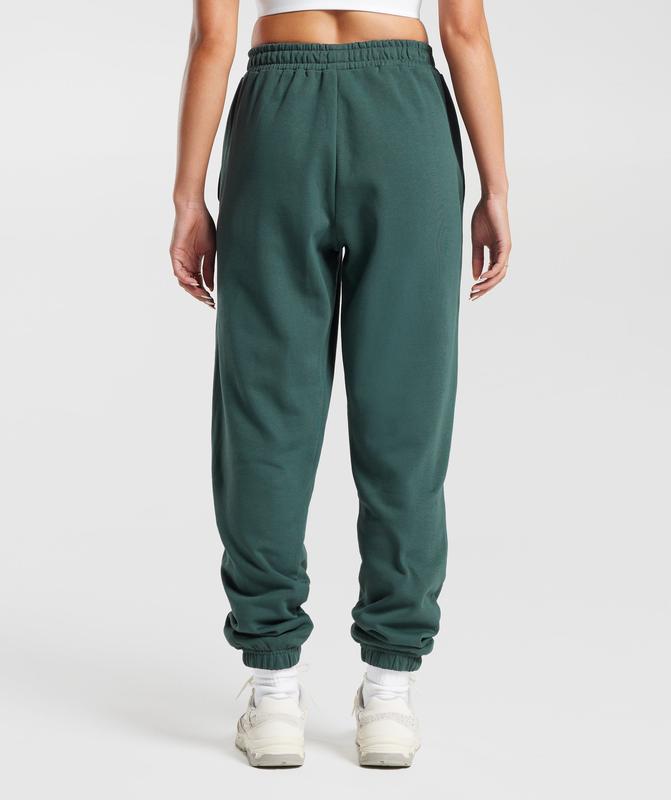 Gymshark Training Fleece Joggers Broek Groen | 45BVUIAHL