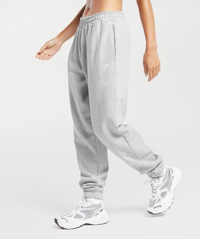 Gymshark Training Fleece Joggers Broek Lichtgrijs | 03BXUAEHY