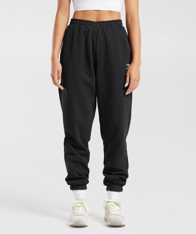 Gymshark Training Fleece Joggers Broek Zwart | 92YQGDCHU