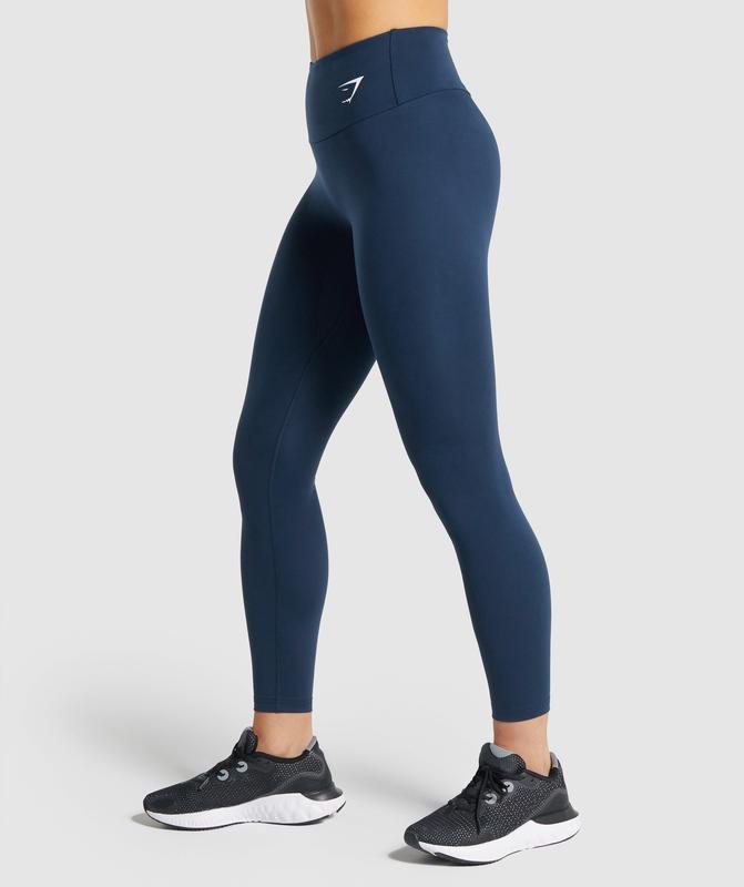 Gymshark Training Leggings Leggings Donkerblauw | 49DSOKXZC