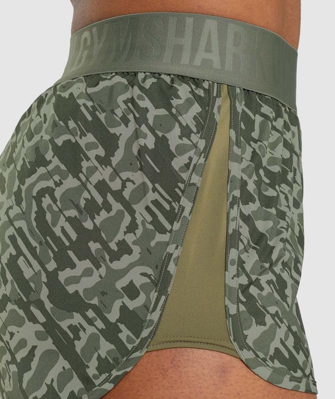 Gymshark Training Loose Fit Shorts Korte Broek Groen | 87PCEKLTH