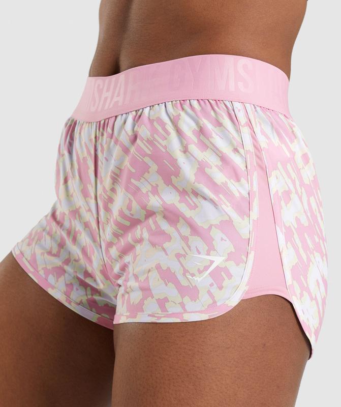 Gymshark Training Loose Fit Shorts Korte Broek Roze | 26ISDFGKE