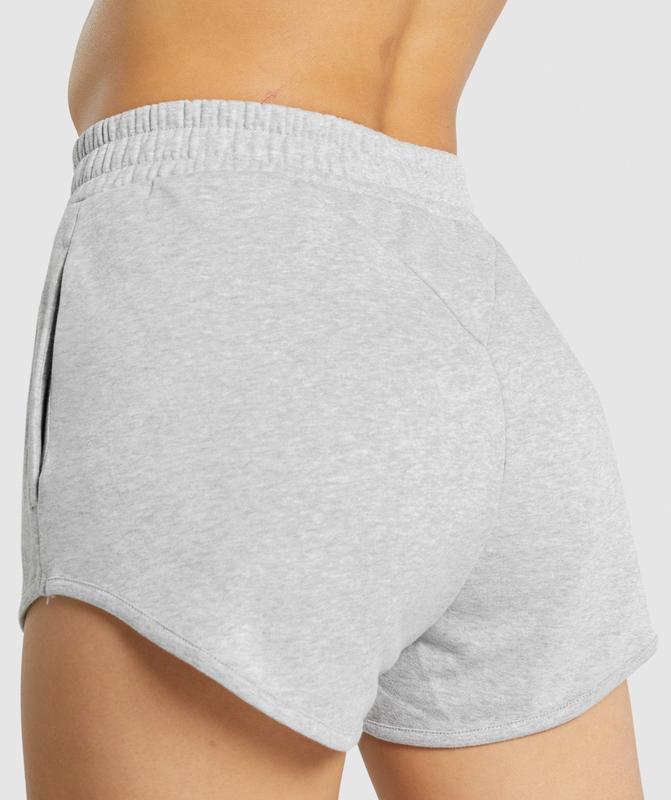 Gymshark Training Sweat Shorts Korte Broek Lichtgrijs | 36LBGIQUZ