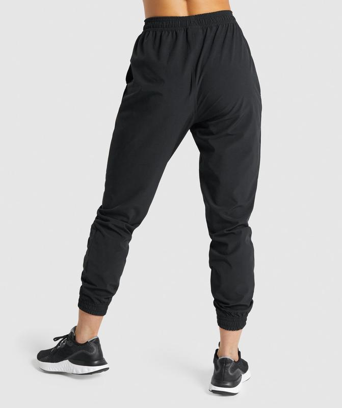 Gymshark Training Woven Joggers Broek Zwart | 65OIUTRNG