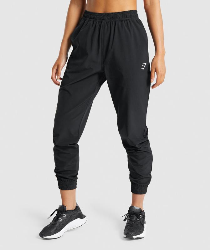 Gymshark Training Woven Joggers Broek Zwart | 65OIUTRNG