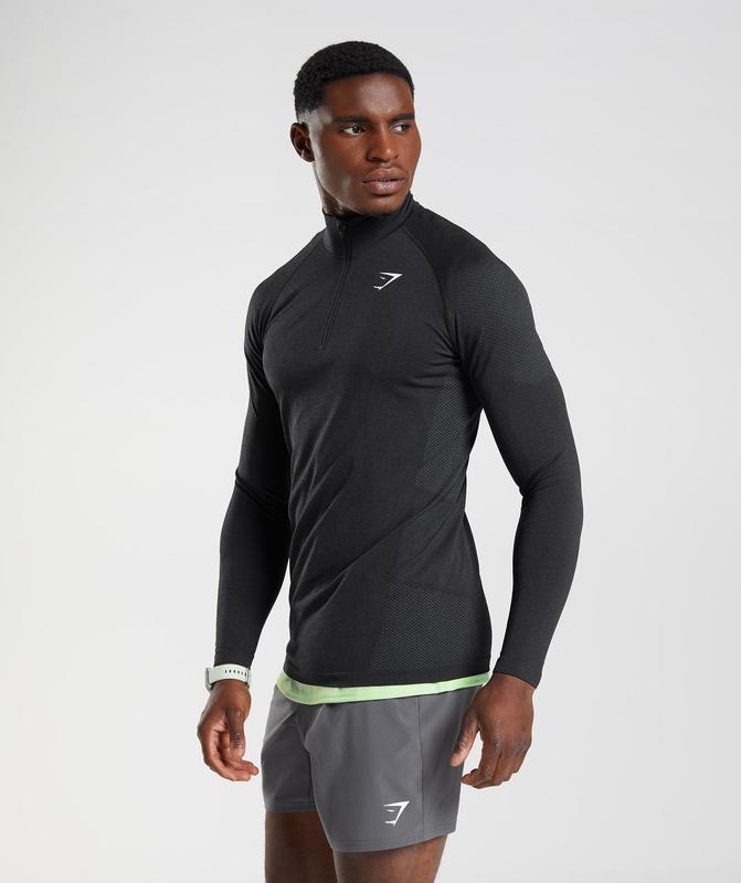 Gymshark Vital 1/4 Zip Pullovers Grijs | 71IXGRVKL