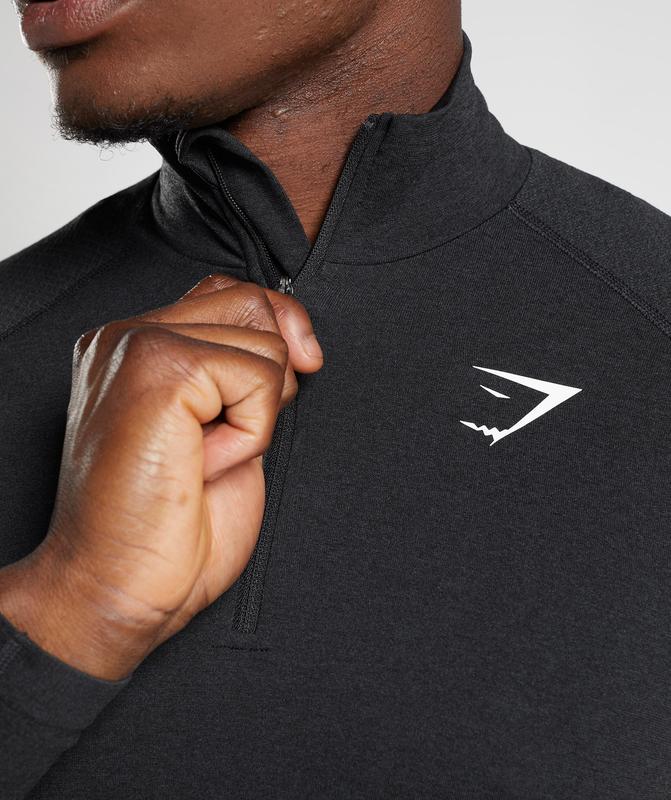 Gymshark Vital 1/4 Zip Pullovers Grijs | 71IXGRVKL