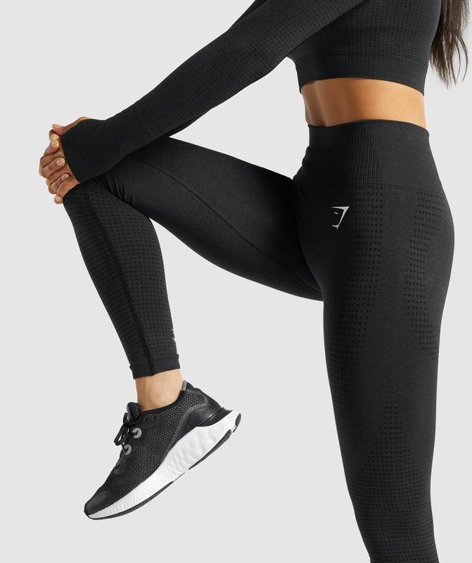 Gymshark Vital Seamless 2.0 Leggings Leggings Zwart | 25ZKETOYP