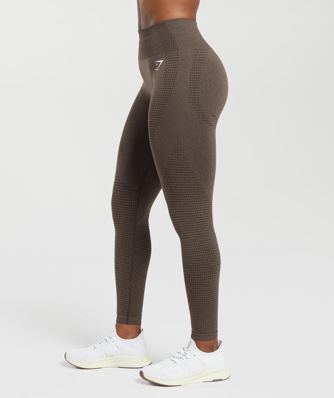 Gymshark Vital Seamless 2.0 Leggings Leggings Bruin | 25QBAFVIE