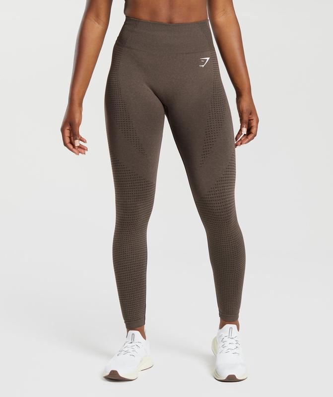 Gymshark Vital Seamless 2.0 Leggings Leggings Bruin | 25QBAFVIE