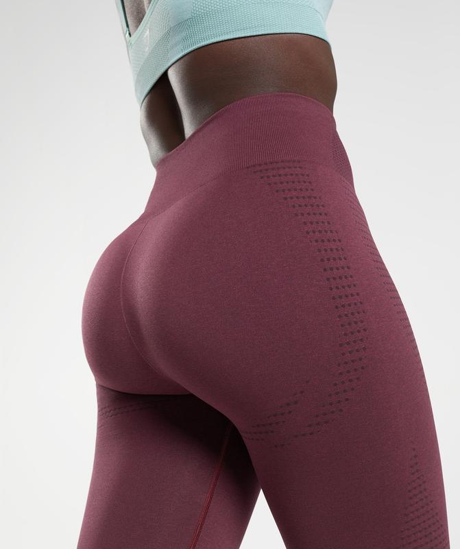 Gymshark Vital Seamless 2.0 Leggings Leggings Bordeaux | 20ONSRWEY