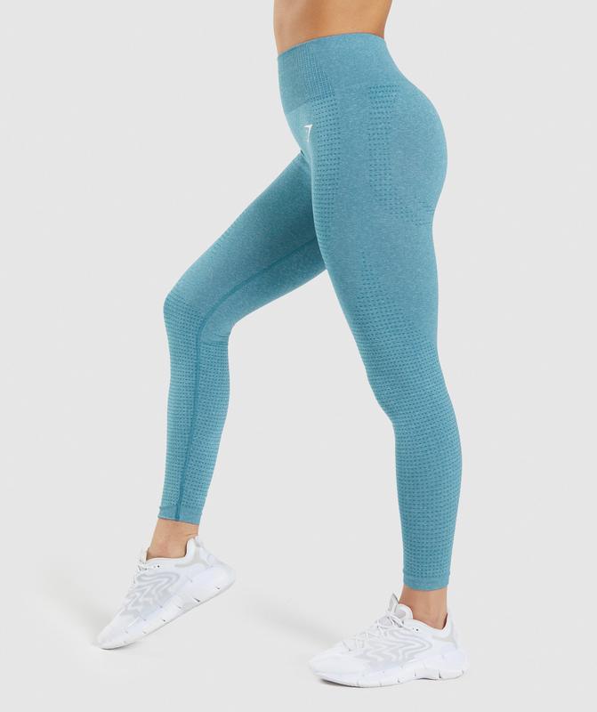 Gymshark Vital Seamless 2.0 Leggings Leggings Tahoe Teal Marl | 73RTJKWXL