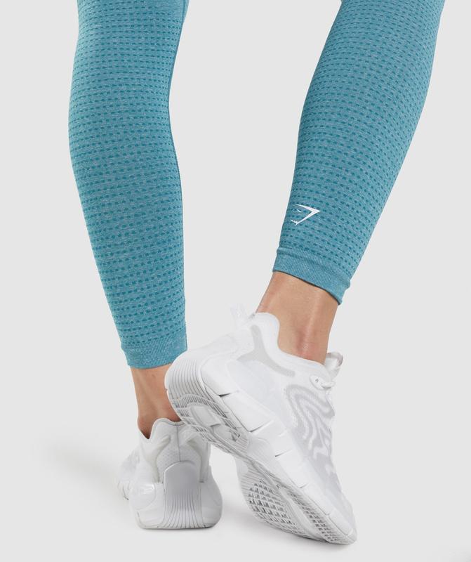 Gymshark Vital Seamless 2.0 Leggings Leggings Tahoe Teal Marl | 73RTJKWXL