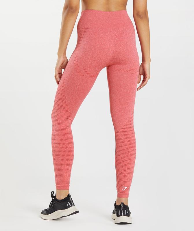 Gymshark Vital Seamless 2.0 Leggings Leggings Rood | 37CKGYIEV