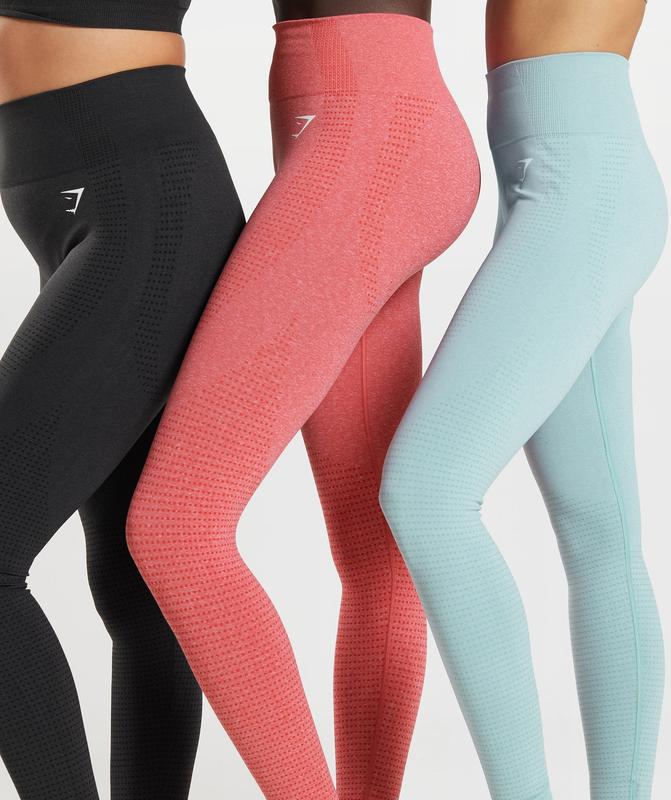 Gymshark Vital Seamless 2.0 Leggings Leggings Rood | 37CKGYIEV