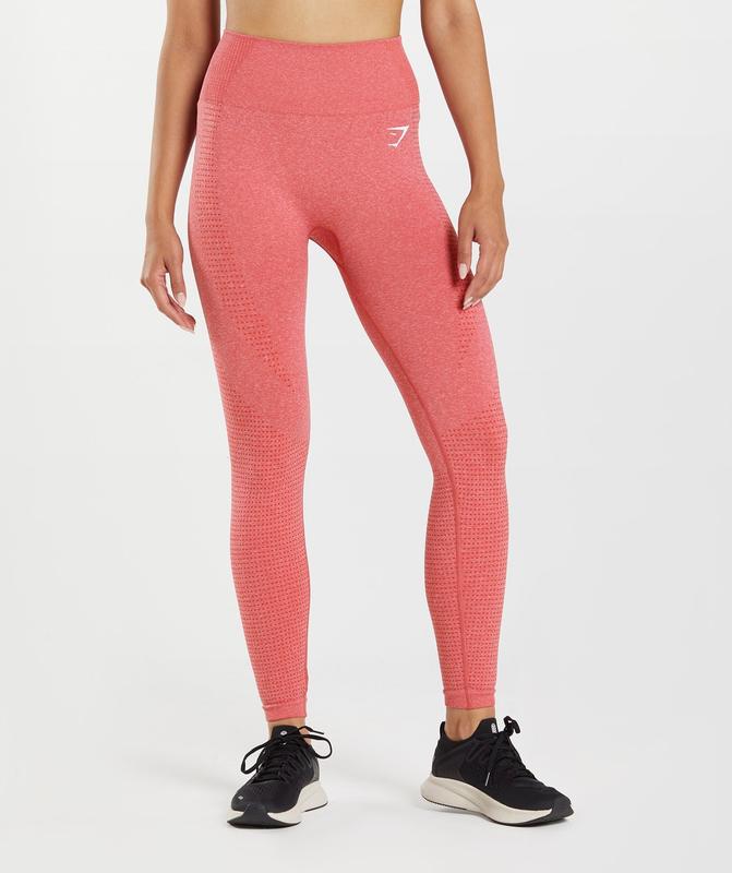 Gymshark Vital Seamless 2.0 Leggings Leggings Rood | 37CKGYIEV