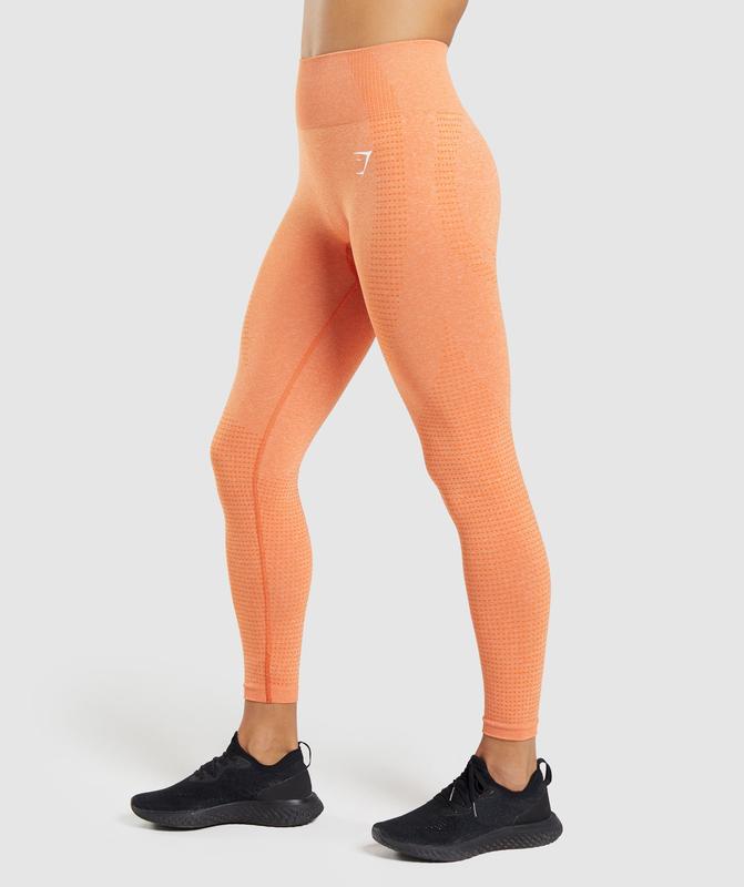 Gymshark Vital Seamless 2.0 Leggings Leggings Abrikoos Oranje | 43KSWQPVL